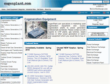 Tablet Screenshot of cogenplant.com